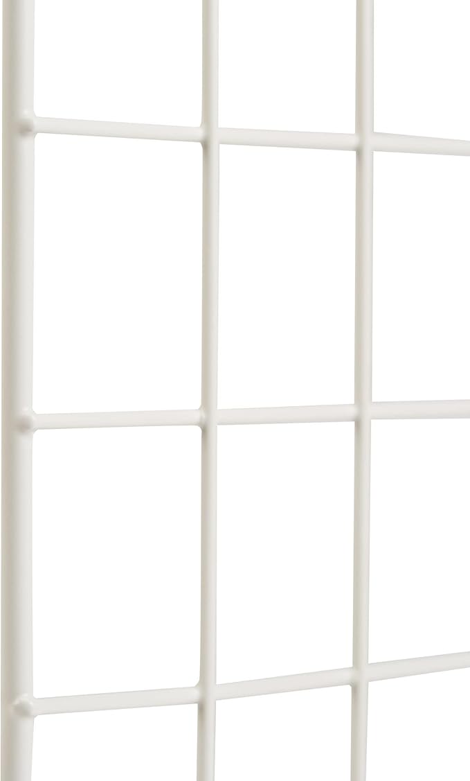 Amazon Basics Cube Wire Grid, 6-Cube, 12 x 12-Inches, White | Stackable, Storage Shelves - Image 4