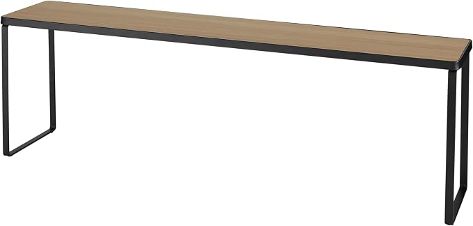 Organize It All Over The Sink Shelf | Durable | Space Saving | Wooden Accent | Sink Organization | Dimensions: 30"x 6.3"x 9" | Black - Image 6