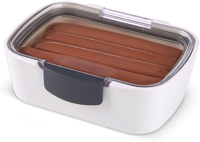 ProKeeper Mini Deli Food Storage Container, Airtight Seal, 5.75 Inches Long | Ideal for Deli Meats, Cheeses, and More, Dry-Erase Compatible Lid for Labeling, BPA-Free and Dishwasher Safe by ProgressiveInternational
