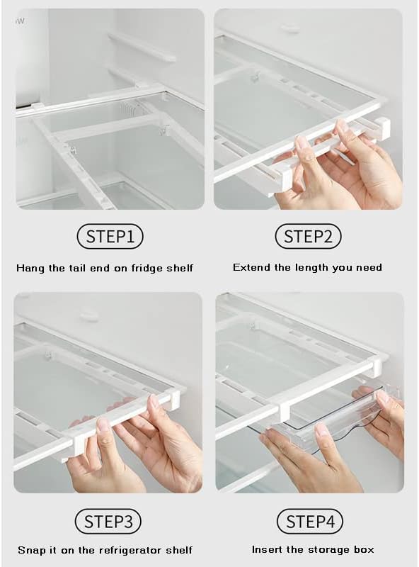 Egg Holder for Refrigerator Egg Container for Refrigerator Organizer 1Pack | Fridge Egg Drawer Fridge Egg Organizer for Refrigerator Holder Refrigerator Drawer Organizer 1Pack - Image 5