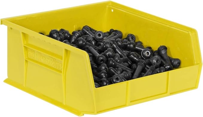 Akro-Mils 30235 AkroBins Plastic Storage Bins, 11"x11"x5", Yellow, 6-Pack | Space-Saving Stackable Bins for Garage, Pantry, Craft Organization - Image 11