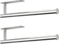 2-Pack Paper Towel Holder for Kitchen, Self-Adhesive & Drilling Mount | Under Cabinet Organizer, SUS 304 Stainless Steel Wall Mounted Rack, Bathroom, RV by Unknown