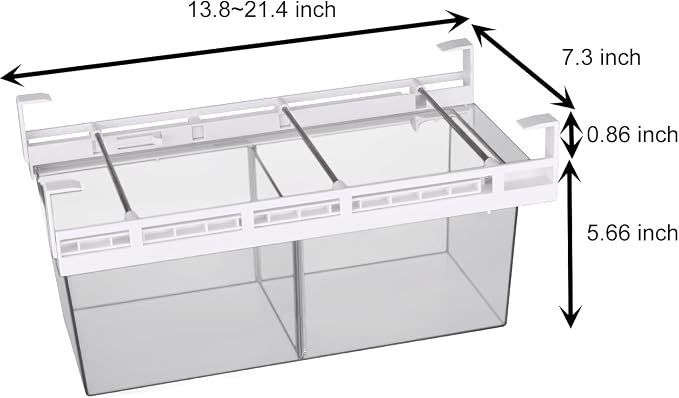 Yatmung 2 Pack Extra-Large Deli Drawer Organizer for Refrigerator Pull Out | Fridge Drawer Organizer and Storage Containers - Meat, Cheese, Produce, Fridge Sliding - Fridge Organization Bin - Image 4