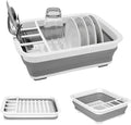 Collapsible Dish Drying Rack Portable Dish Drainer Dinnerware Organizer for Kitchen RV Campers Storage by Fafcitvz
