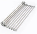 Roll up Dish Drying Rack, 17.7"x15" | 304 Stainless Steel , Foldable, Heat resistant up to 450°F, Save Space, Dishwasher OK by HGLuKGO