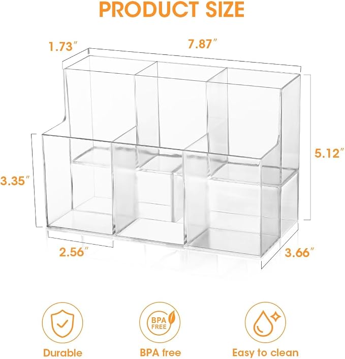 AIEVE Drink Packet Organizer, 2-Tier Water Flavor Packet Holder for Pantry Storage, Acrylic Drink Mix Organizer Hydration Powdered Mixes Holder Container for Cabinet Kitchen Storage - Image 5