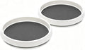 Lazy Susan Turntable Organizer 2 Pack - 10" Rotating Spice Rack Trays | Features a smooth 360-degree rotating design for effortless access to items in deep cabinets, pantries, and fridges. by P%C2%A0PRETIRENO