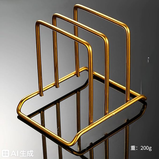 Stainless Steel Cutting Board Organizer, (Gold) - Image 2