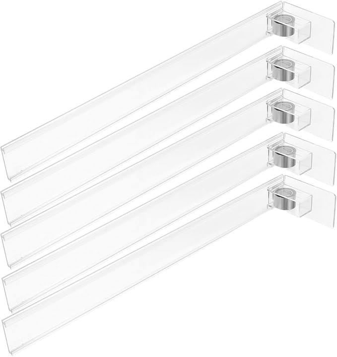 BESTYASH Automatic Drink Pusher for Fridge Spring Loaded Soda can Dispenser Rack Self-Pushing Beverage Organizer 5 Shelf Pushers for Supermarkets Convenience Stores Retail Displays by BESTYASH