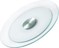 VEVOR 20 in Glass Lazy Susan Turntable, 360° Rotation Round Clear Tabletop Rotating Tray, Tempered Glass Dining Table Centerpiece, Smooth and Silent Spin, for Family Gatherings, Banquets & Weddings by VEVOR