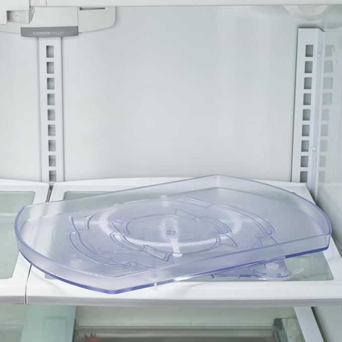Ontel Smart Spin Rotating Refrigerator Organizer - Use This Lazy Susan as a Rotating Spice Rack, Condiment Organizer, Cabinet Organizer or for Kitchen, Panty or Fridge Organization and Storage, Clear - Image 2