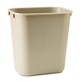 Rubbermaid Commercial Products Receptacle Wastebasket, 3.25-Gallon/12-Quart, Beige, Plastic, Garbage Can for Home/Office, Fits Under Desk/Sink/Cabinet by RubbermaidCommercialProducts