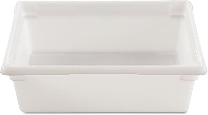 Rubbermaid Commercial Products Food Storage Box/Tote for Restaurant/Kitchen/Cafeteria, 12.5 Gallon, White - Image 3