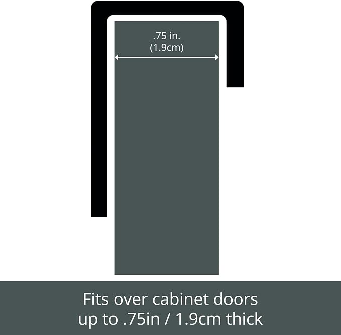 mDesign Over-The-Cabinet Plastic Bag Storage and Grocery Bag Holder, Kitchen Storage - Bronze - Image 5