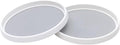 Lazy Susan Organizer, 12 Inch 360 Rotating Tray, 2 Pack | Smooth Turning, Anti-slip Textured Center, Versatile Pantry, Fridge and Bathroom Storage Solution by Roninkier