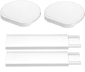 White - Expansion Pack - 2 Straight Tracks and 2 Trays. Does not Work Without the Lazy Susan Revolution Full Set (Sold Separately). by TheLazySusanRevolution