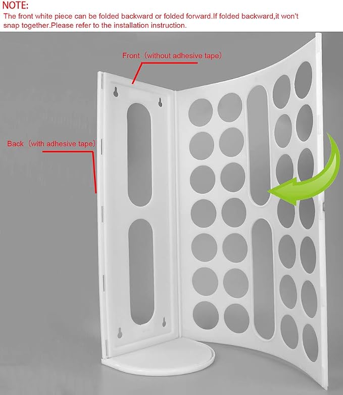 Lunies Plastic Bag Holder for Grocery Bags，Large Capacity Plastic Bag Dispenser, Multiple Grocery Bag Storage Organizer, Wall Mount Kitchen Trash Bag Holder(White,1 pack) - Image 5