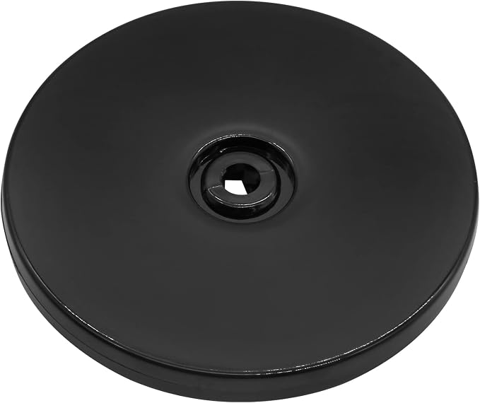Piutouyar 4 Pcs Plastic Turntable Bearings Hardware, 4Inch/100mm, Black | Plastic Acrylic Black Turntable Organizer, For Kitchen Spice Rack Table Cake - Image 3