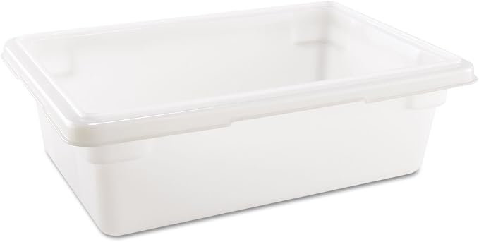 Rubbermaid Commercial Products Food Storage Box, 3.5 Gallon Capacity, White, for Restaurant/Kitchen/Cafeteria by RubbermaidCommercialProducts