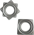 2 Pcs 4 Inch Susan Turntable Bearings Susan Turntable Lazy Susan Turntable Square Rotating Bearing Plate Lazy Susan Hardware Swivel Plate, for Swivel Plate,Corner Cabinet,Revolving Shelve in Kitchen by ZTEOFO