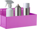 Magnetic Aerosol Spray Can Holder, Magnet Toolbox Bottle Holder, Tool Box Storage Rack for Garage and Home, Craft Workspace, Mechanic Paint Bottle Can Organizer, Pink, 3"x8.3" by RechabiteMagneticTools