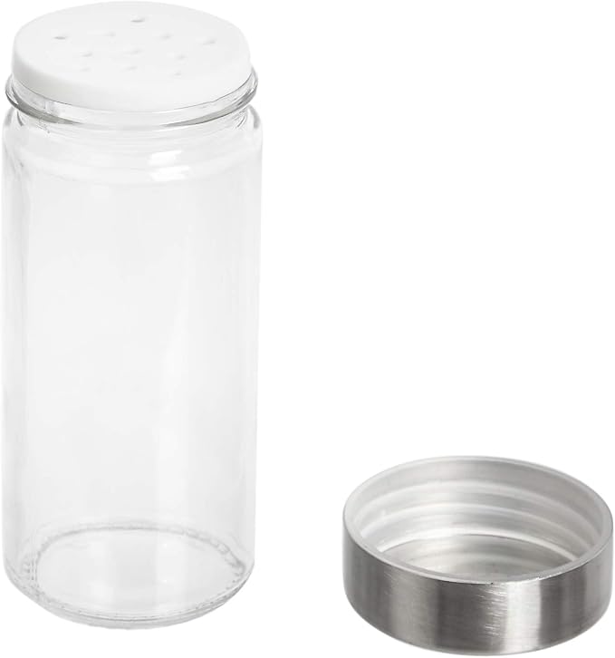 Amazon Basics 20 Jars Spice Organizer Rack, Silver (Pack of 4) - Image 4