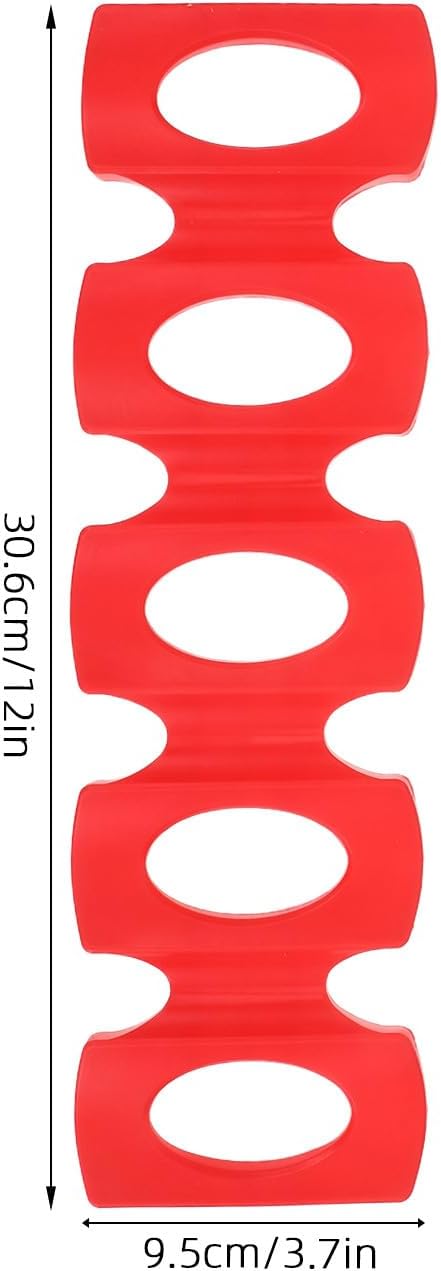 UPKOCH 2pcs Silicone Bottle And Can Stacker Mat, Non-slip Beverage Holder Rack for Refrigerator, Pantry, Kitchen Countertop Organizer - Assorted Colors - Image 8