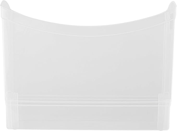 Modern Narrow Organizer Storage Bin, Clear Plastic Household Storage Container for Kitchen Pantry storage, Under Sink Bin, Bathroom/Laundry Room - Made In USA - 2 Pack (Narrow - 13” X 9” X 6”) - Image 6