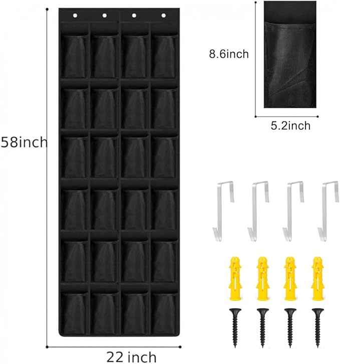 Spray Paint Can Holder Storage Rack,Wall Mounted Metal Paint Bottle Organizer,24 Can aerosol can holder,for Garage and Craft Workroom Bottle Organizer, Wall Mount Aerosol Holder - Image 8