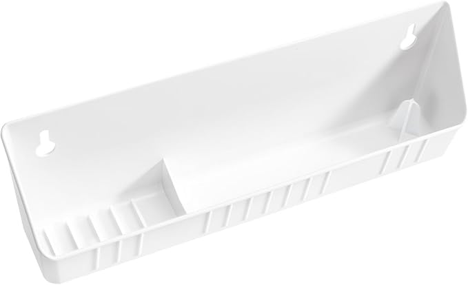 Rev-A-Shelf 11" Tip-Out Plastic Sink Trays for Kitchen and Bathroom Base Cabinet, Pack of 2 Pullout Vanity Shelf Home Organizer, White, 6572-11-11-52 - Image 7