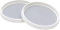 Lazy Susan Organizer, 10 Inch 360 Rotating Tray, 2 Pack | Smooth Turning, Anti-slip Textured Center, Versatile Pantry, Fridge and Bathroom Storage Solution by Roninkier