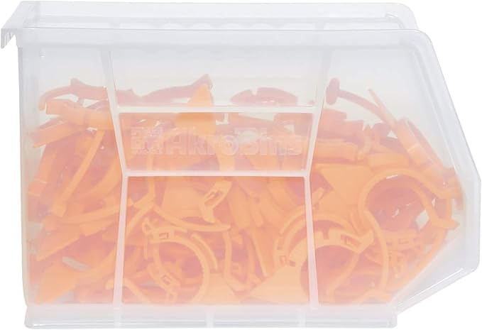 Akro-Mils 30239 AkroBins Plastic Storage Bins, 11"x8"x7", blue, 6-Pack | Space-Saving Stackable Bins for Garage, Pantry, Craft Organization - Image 7