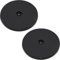 2Pcs Black Acrylic Lazy Susan 6 Inch Turntable Organizer Bearings | Mini Lazy Susan, Small Lazy Susan Turntable, 360° Rotating Swivel Plate for Spice Rack, Cosmetic, Cake, Pantry, DIY Display by Adyoney