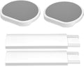 Light Gray - Expansion Pack - 2 Straight Tracks and 2 Trays. Does not Work Without the Lazy Susan Revolution Full Set (Sold Separately). by TheLazySusanRevolution
