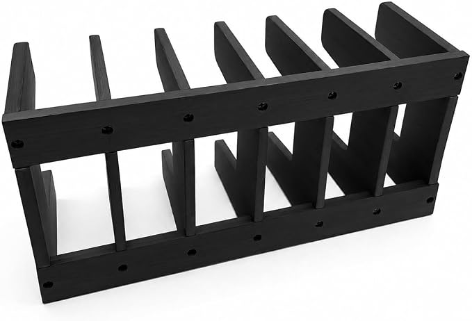 Pot Organizers Inside Cabinet – Pot Lid & Plate Rack for Cabinet, Multi-Use Storage for Lid Organizer Inside Cabinet - Cutting Boards, Baking Sheets & Trays - Fits Under Cabinet or Drawer (Black) - Image 2