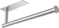 theaoo Under Cabinet Paper Towel Holder for Kitchen, Wall Mount, Silver | Adhesive Paper Towel Roll Rack for Bathroom or Kitchen, SUS304 Stainless Steel, Self-Adhesive or Screw Installation by theaoo