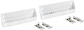 Rev-A-Shelf 11" Tip-Out Plastic Sink Trays for Kitchen and Bathroom Base Cabinet, Pack of 2 Pullout Vanity Shelf Home Organizer, White, 6572-11-11-52 by Rev-A-Shelf