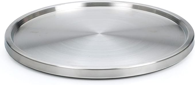 RSVP International Endurance TURN-1 Turntable Lazy Susan, Stainless Steel, 10.5" | Handy in Cabinet, Refrigerator or on Counters | Organize Spices, Canned Foods, Pots, Pans, Dinnerware, 10.5 Inch by RSVPInternational