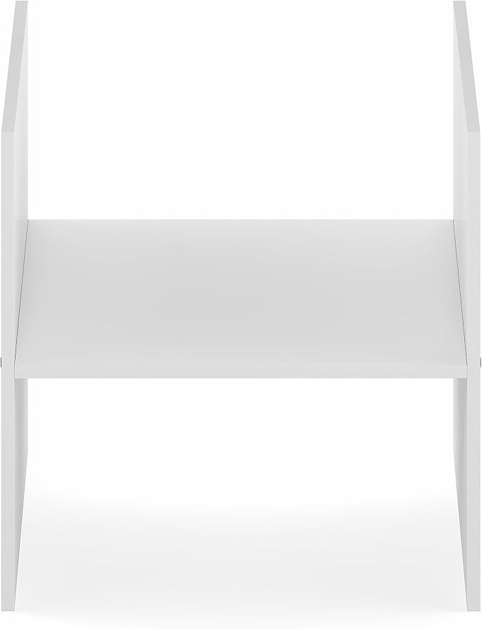 Furinno Cubicle H-Shelf Cube Insert, 2-Tier Cube Organizer, White | 12.9W x 12.9H, Shelf Accessory, Fits into Furinno Triple Thick Cubes, IKEA Kallax, for Organizers and Storage - Image 11