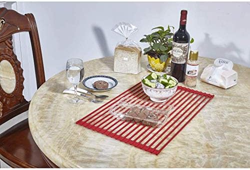 True & Tidy, Multi-Purpose Over the Sink Roll-Up Drying Rack, DR-881, Red - Image 7