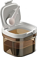 8oz Coffee Canister, Airtight Storage Container, 800ml | Food Storage Container with Magnetic Scoop, Kitchen Jar for Grounds, Beans, Tea, Sugar, Flour, Cereal by Unknown