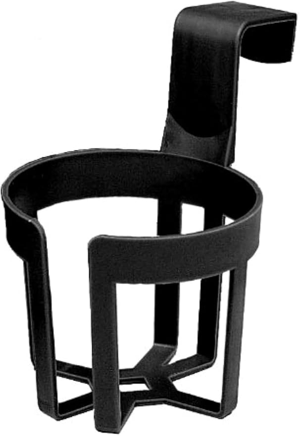 Custom Accessories Large Car Door Cup Holders, Black, 48-Piece | Universal Auto Cup Holders for Cars and Trucks, Car Window Cup Holder, Fits Drinks up to 44 Oz by Custom+Accessories