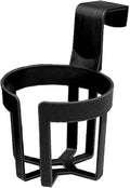 Custom Accessories Large Car Door Cup Holders, Black, 48-Piece | Universal Auto Cup Holders for Cars and Trucks, Car Window Cup Holder, Fits Drinks up to 44 Oz by Custom+Accessories