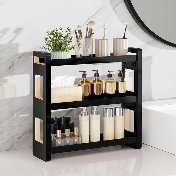 Bathroom Counter Organizer, Bathroom Sink Organizer, Vanity Shelf | Bathroom Organizers and Storage, Bathroom Countertop Organizer, Counter Shelf, Cologne Stand, Perfume Stand, Bathroom Decor - Image 2