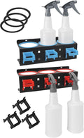 Spray Bottle Holder Rack Spray Can Organizer Storage Wall Mount 13“ by Unknown