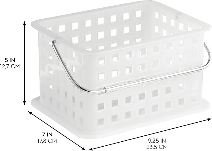 InterDesign iDesign Small Shower Caddy, Clear Frost (Pack of 9) - Image 3