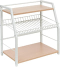 Kitchen Countertop Organizer, Snack Organizer Candy Display Stand Coffee Station Organizer, 3 Tier Wooden Counter Storage for Soda Cans Condiment Tea, for Pantry Office Bathroom, White (White) by Unknown
