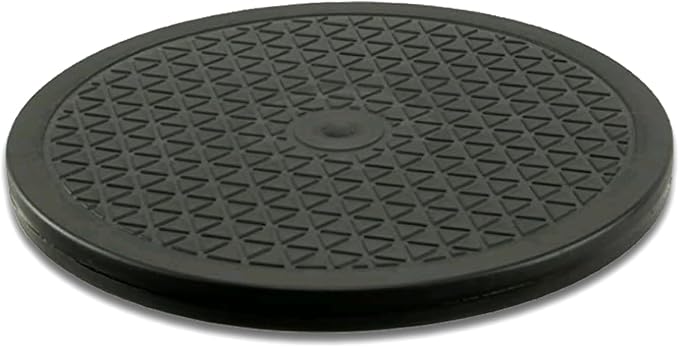 ZZRANYE 10 Inch Heavy Duty Rotating Swivel Stand - 360 Degree Rotating Lazy Susan Base with Steel Ball Bearings for Model Base/Rotating Plants/Crafts Stand Monitor/TV/Monitors/Potted Plants by ZZRANYE