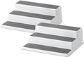 Copco Grey 2 Non-Skid 3-Tier Spice Rack Organizer for Pantry, 2-Pack, 10-Inch by Copco