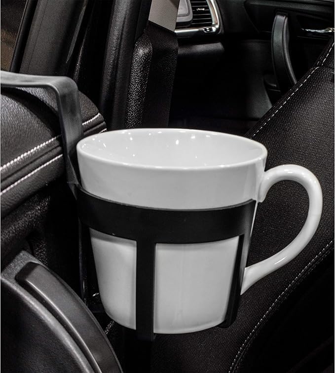 Large Plastic Cup & Beverage Holder, Black, 44oz (3.5L), Pack of 2 - Image 6